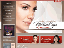Tablet Screenshot of capstonemedicalspa.com